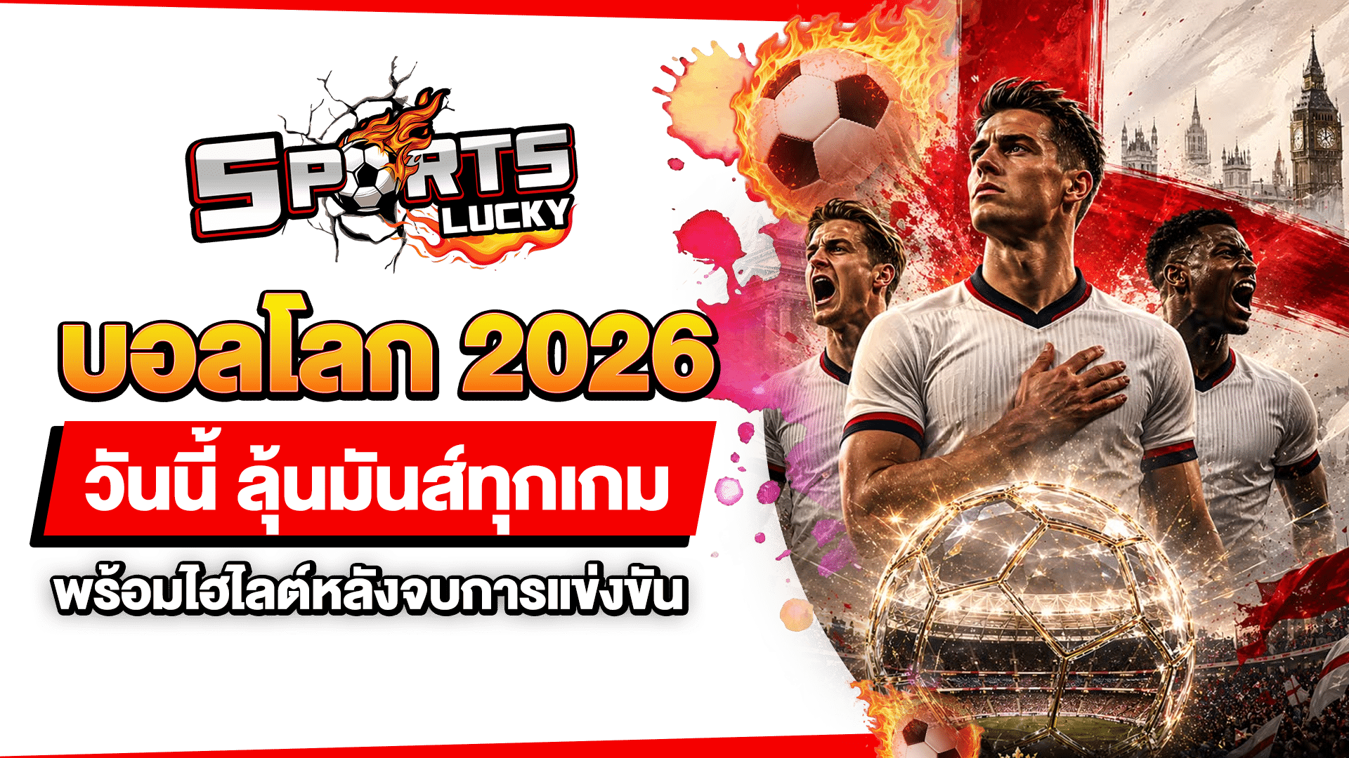 บอลโลก 2026 วันนี้